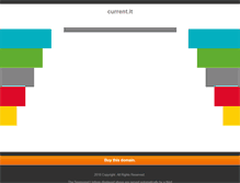 Tablet Screenshot of current.it
