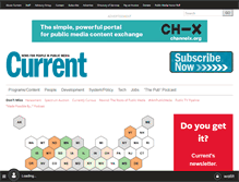 Tablet Screenshot of current.org